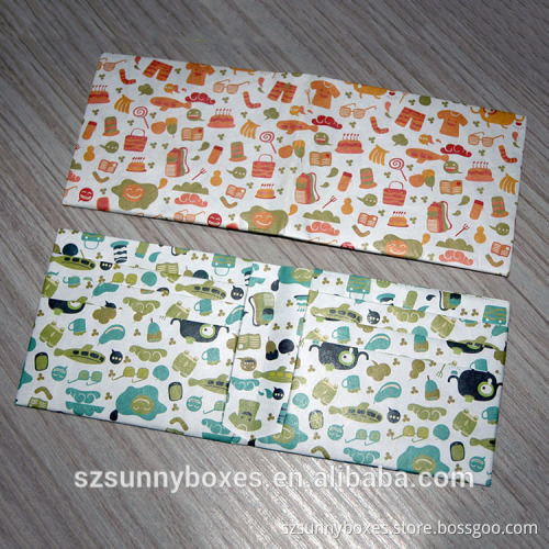 Eco-friendly Anti-RFID Foldable 6 Cards Tyvek Paper Wallet